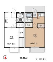 大澤ハイツの間取り画像