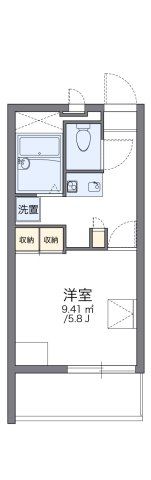 レオパレス楠2の間取り画像