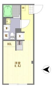 クロレ東日暮里の間取り画像