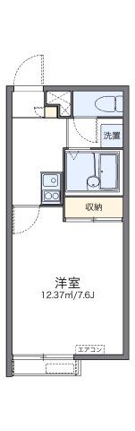 レオパレスエムエイチ コートの間取り画像