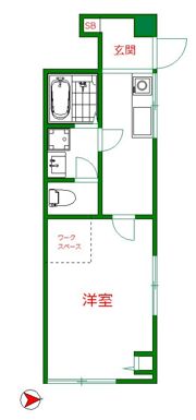 カームネス・Kの間取り画像