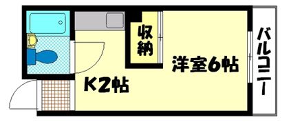 Sビル段原の間取り画像