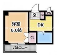 ドミールあさひの間取り画像