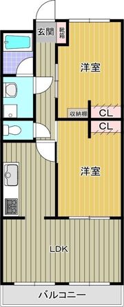 ボヌール原田町の間取り画像