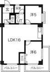 パインハイツの間取り画像