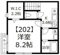 クローバー5番館の間取り画像