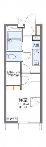 レオパレスグリーンの間取り画像