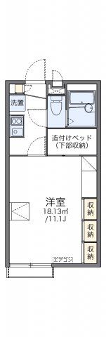 レオパレスマルベリーランチBの間取り画像