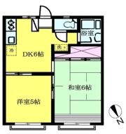 パーシモンハイツの間取り画像