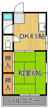 ライフピュア大浦の間取り画像