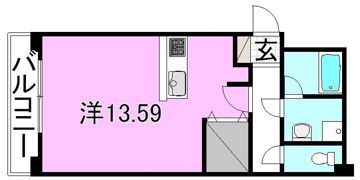 ルネッサンス樽味の間取り画像