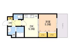 エムビルデベロップコア7の間取り画像