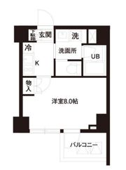 レジディア白金高輪の間取り画像