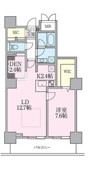 ロイヤルパークスタワー南千住の間取り画像