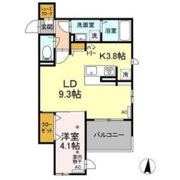 D-ROOM ARAI 4th streetの間取り画像