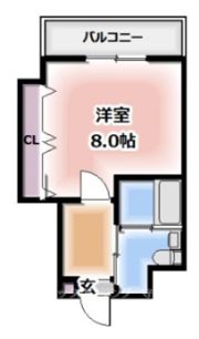 プラ・ディオ森小路セレニテの間取り画像