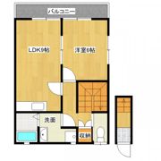 フェリチターレB棟の間取り画像