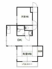 ボヌール等々力の間取り画像