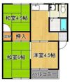 コーポ谷川の間取り画像