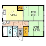 大野原アパートの間取り画像