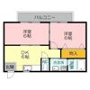 ハイツクレドール2号館の間取り画像