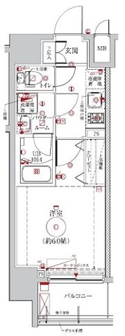 LUMEED横濱南の間取り画像