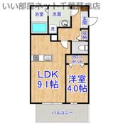 ジーメゾン千葉浜野ルミソラの間取り画像