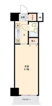 キャッスル桜木の間取り画像
