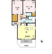 エスポワール Dの間取り画像