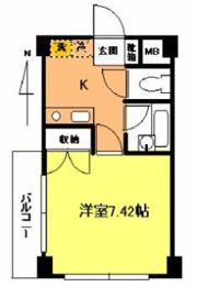 フォルスト府中の間取り画像