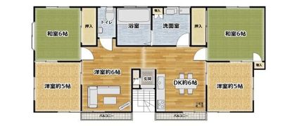 コーポKYの間取り画像