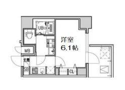 S-RESIDENCE新大阪Rishの間取り画像