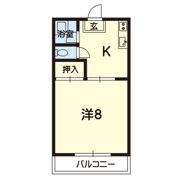 神山ハイツ Ⅱの間取り画像