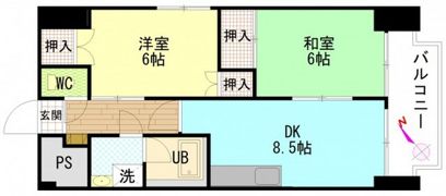 さちビルの間取り画像