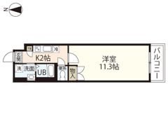 ヒルズ平和橋の間取り画像