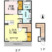 フィガレンス篠山の間取り画像