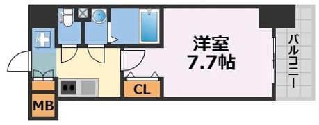 フォーリアライズ弁天町ノビアの間取り画像