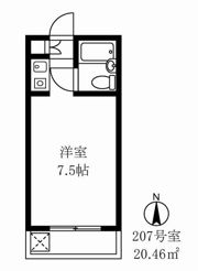 駒込K＆Mの間取り画像
