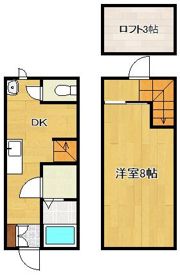 Cross（クロス）B棟の間取り画像