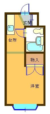 ヘリオス378谷保の間取り画像