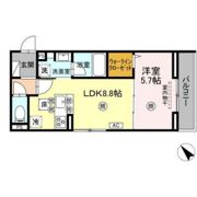 D－ROOM庚午中の間取り画像