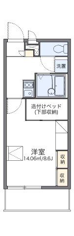 レオパレスよしけんⅢの間取り画像