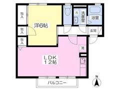 ル・カブキBの間取り画像