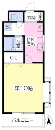 サンシャイン久米の間取り画像