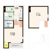 ハーモニーテラス大和町1丁目②Bの間取り画像