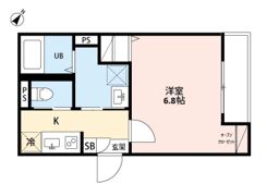robot home 柳瀬川Ⅱ(ロボットホームヤナセガワツー)の間取り画像