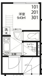 QUQURI TOKYO SHINJUKUの間取り画像