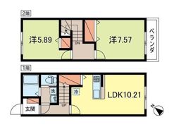 サットンプレイス・マローネの間取り画像
