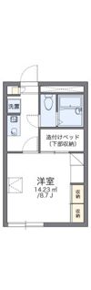 レオパレスななかまどの間取り画像