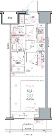 クレヴィスタお花茶屋の間取り画像